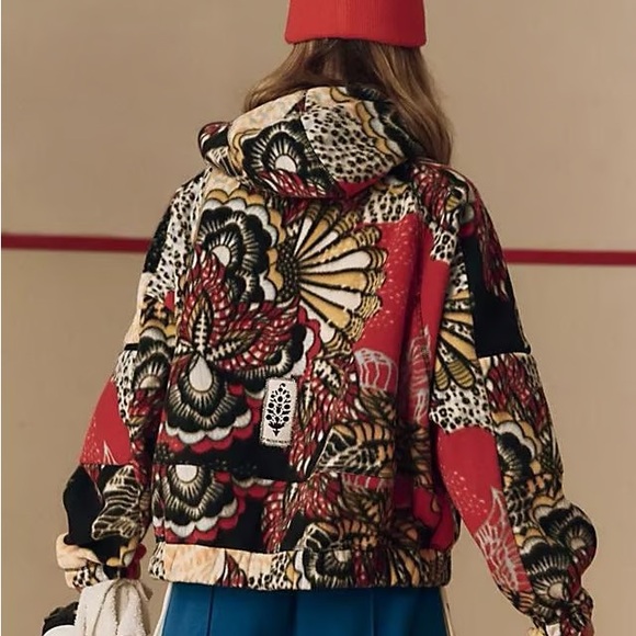 NWT FP Movement by Free People Wild and Free Wildflower Fleece Pullover - Picture 4 of 8